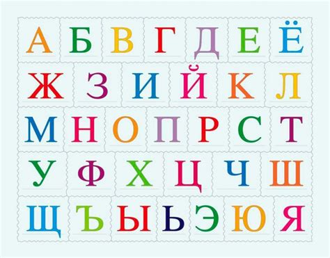 Алфавит на русском