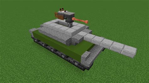 Как построить танк в майнкрафте