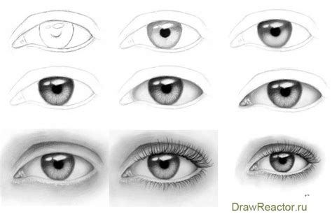 Как рисовать глаза человека