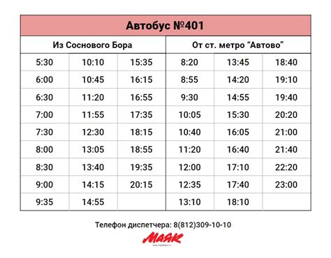 Расписание автобусов город бор