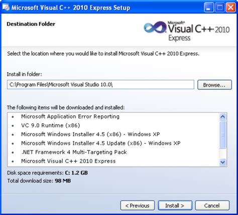 Visual c скачать бесплатно для windows 7 x64