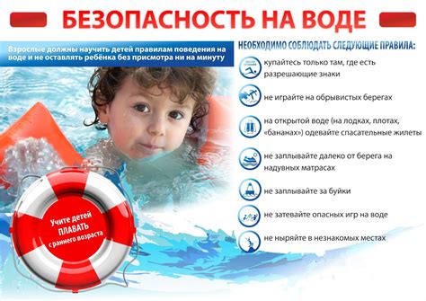 Безопасность на воде в летний период для детей