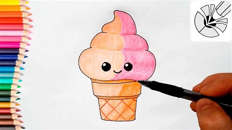 Как рисовать мороженое