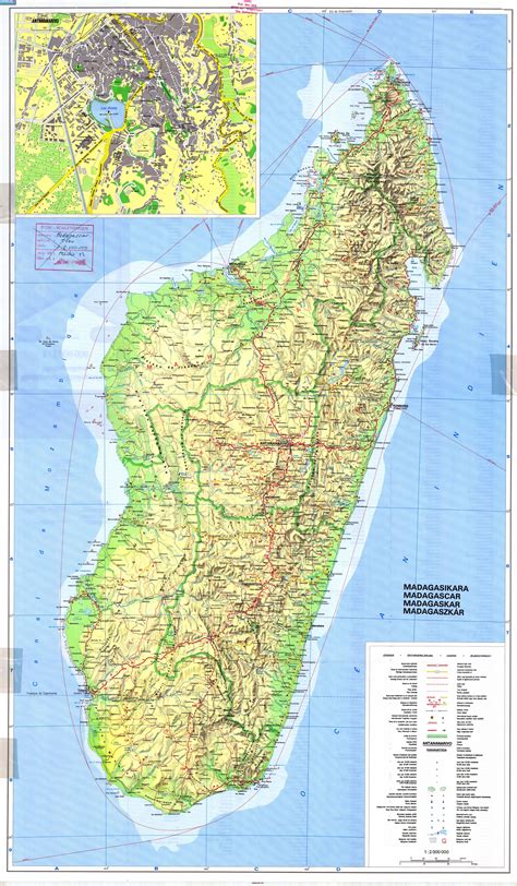 Мадагаскар карта