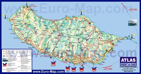 Мадейра на карте