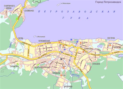 Петрозаводск карта города