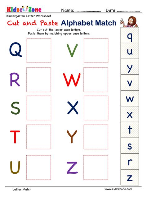 Alphabet worksheets