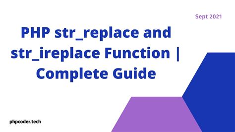 Php str replace